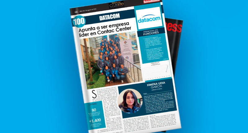 DATACOM ESTÁ ENTRE LAS EMPRESAS CON MAYOR RECAUDACIÓN TRIBUTARIA NACIONAL